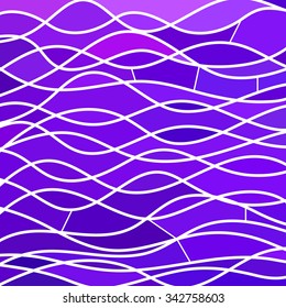 abstract vector stained-glass mosaic background