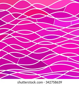 abstract vector stained-glass mosaic background