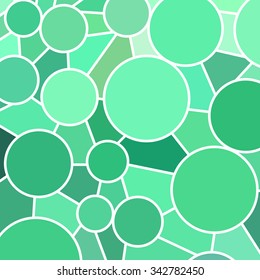 abstract vector stained-glass mosaic background