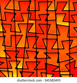 abstract vector stained-glass mosaic background