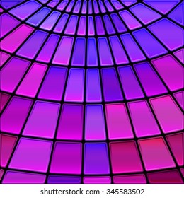 abstract vector stained-glass mosaic background