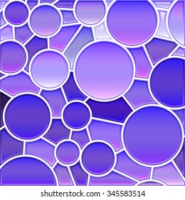 abstract vector stained-glass mosaic background