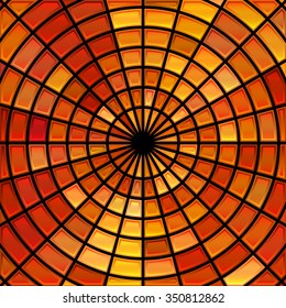 abstract vector stained-glass mosaic background