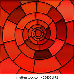 abstract vector stained-glass mosaic background