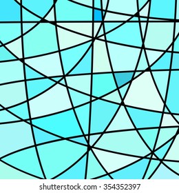 abstract vector stained-glass mosaic background