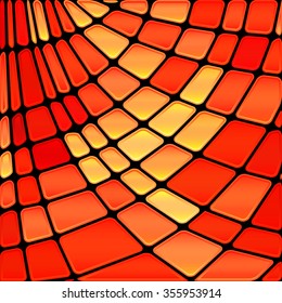 abstract vector stained-glass mosaic background