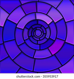 abstract vector stained-glass mosaic background
