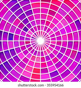 abstract vector stained-glass mosaic background