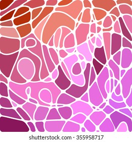 abstract vector stained-glass mosaic background