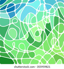 abstract vector stained-glass mosaic background