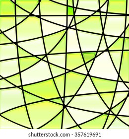 abstract vector stained-glass mosaic background