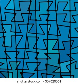 abstract vector stained-glass mosaic background