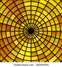 abstract vector stained-glass mosaic background