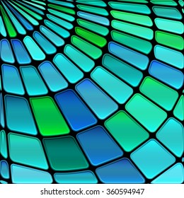 abstract vector stained-glass mosaic background