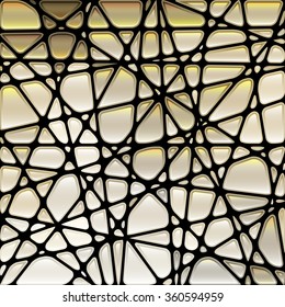 abstract vector stained-glass mosaic background
