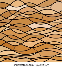 abstract vector stained-glass mosaic background