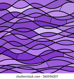abstract vector stained-glass mosaic background