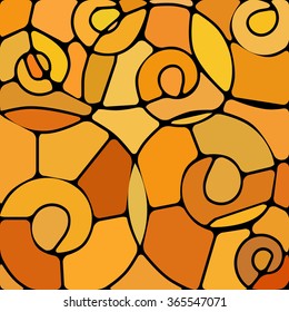 abstract vector stained-glass mosaic background