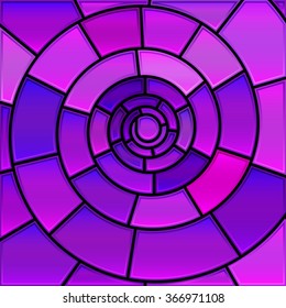 abstract vector stained-glass mosaic background