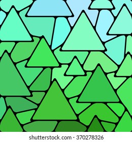 abstract vector stained-glass mosaic background