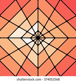 abstract vector stained-glass mosaic background