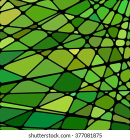 abstract vector stained-glass mosaic background