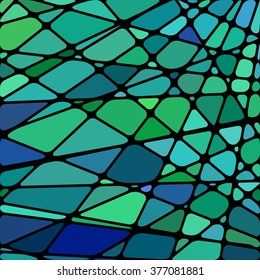 abstract vector stained-glass mosaic background