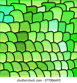 abstract vector stained-glass mosaic background