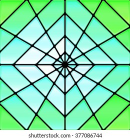 abstract vector stained-glass mosaic background