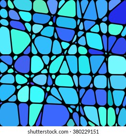 abstract vector stained-glass mosaic background