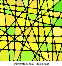 abstract vector stained-glass mosaic background