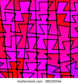 abstract vector stained-glass mosaic background