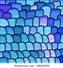 abstract vector stained-glass mosaic background