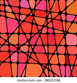 abstract vector stained-glass mosaic background