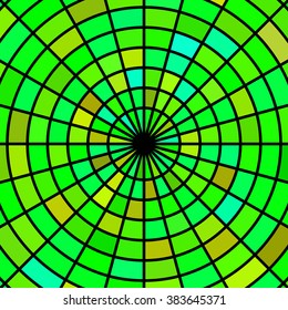 abstract vector stained-glass mosaic background