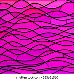 abstract vector stained-glass mosaic background