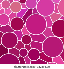 abstract vector stained-glass mosaic background