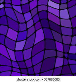 abstract vector stained-glass mosaic background