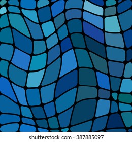 abstract vector stained-glass mosaic background