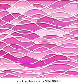 abstract vector stained-glass mosaic background