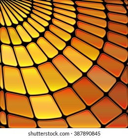 abstract vector stained-glass mosaic background