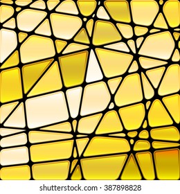 abstract vector stained-glass mosaic background