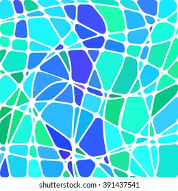 abstract vector stained-glass mosaic background