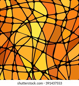 abstract vector stained-glass mosaic background