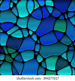 abstract vector stained-glass mosaic background