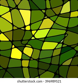 abstract vector stained-glass mosaic background