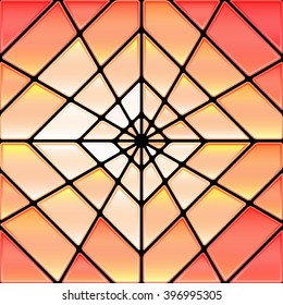 abstract vector stained-glass mosaic background