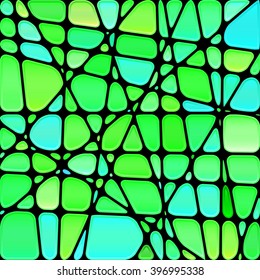abstract vector stained-glass mosaic background