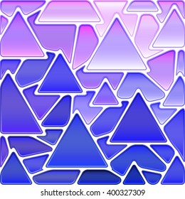 abstract vector stained-glass mosaic background