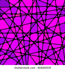 abstract vector stained-glass mosaic background